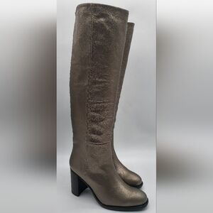 1626- Free People Grayson Bronze Metallic Boots Size 7 NWT